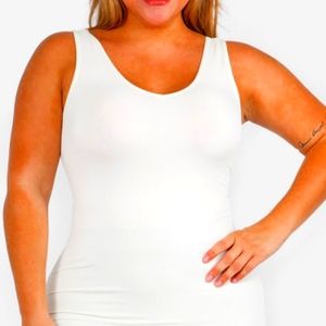 Plus size stretch tank